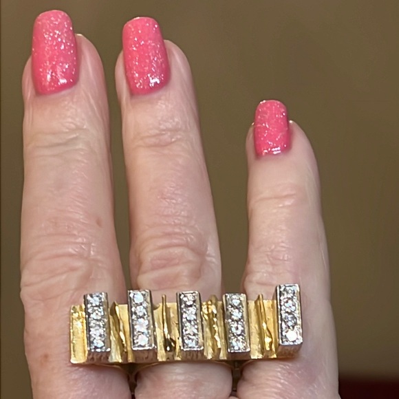 18 karat gold, and .60 diamond custom made Ring - Picture 4 of 17